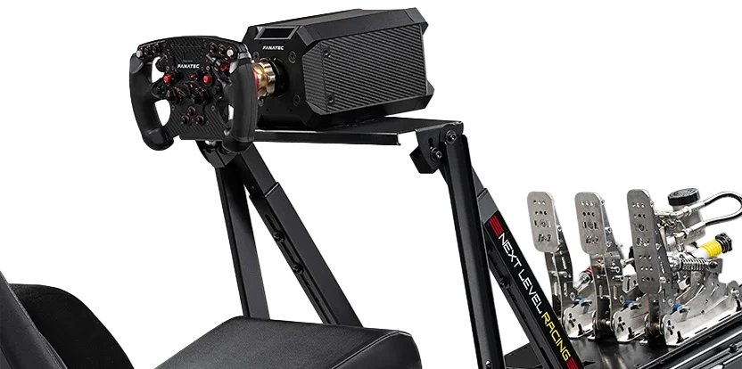 Next Level Racing F-GT Cockpit with additional accessories